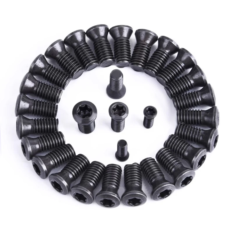 50pcs ~ 10pcs M2 M2.5 M3 M3.5 M4 M5 M6 CNC 인서트 Torx 나사 교체 용 카바이드 인서트 CNC 선반 도구 홀더