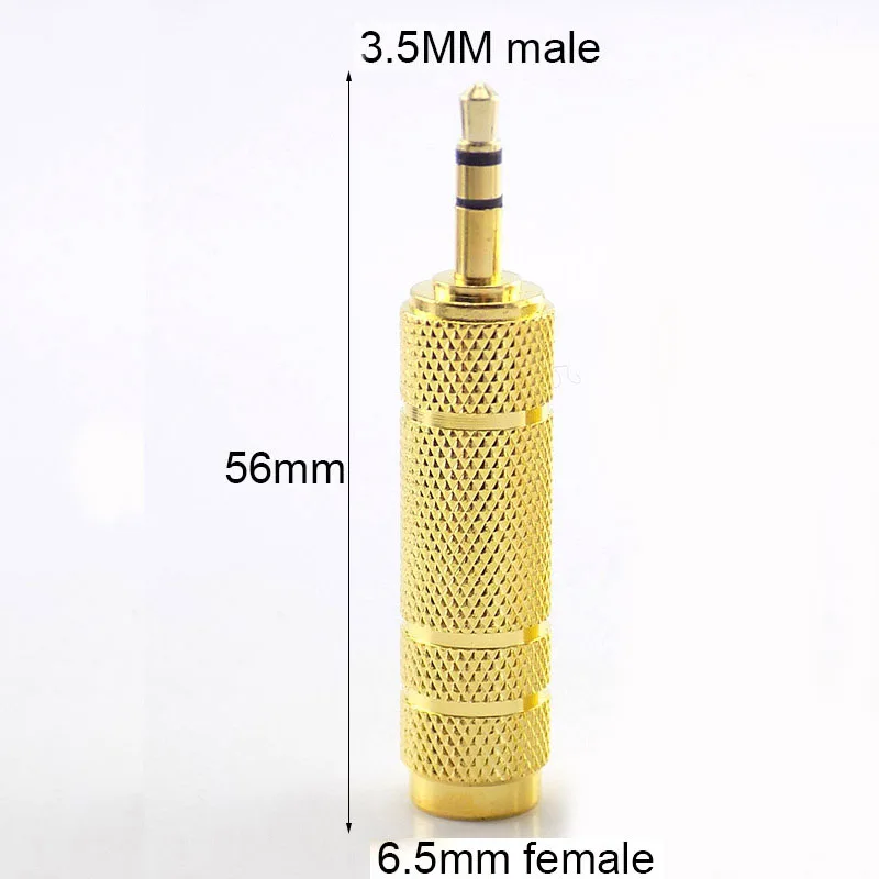 오디오 6.5 남성 - 3.5 여성/3.5 남성 잭 - 6.35 여성 어댑터 증폭기 어댑터 casque et micro 소형 - 대형