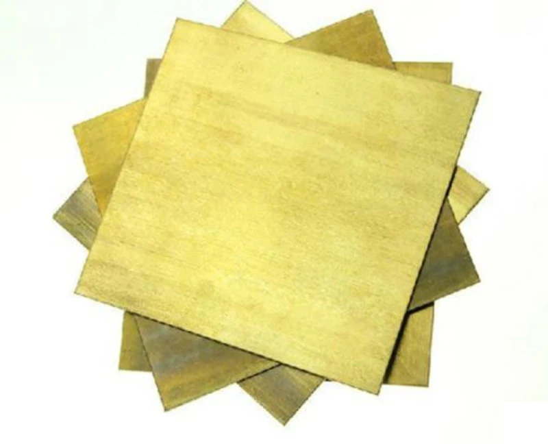 1pcs 황동 시트 두께 0.1/0.5/1.5/2/3/4/6/8mm 황동 플레이트 절단 CNC 프레임 모델 금형 DIY 건설 황동 패드