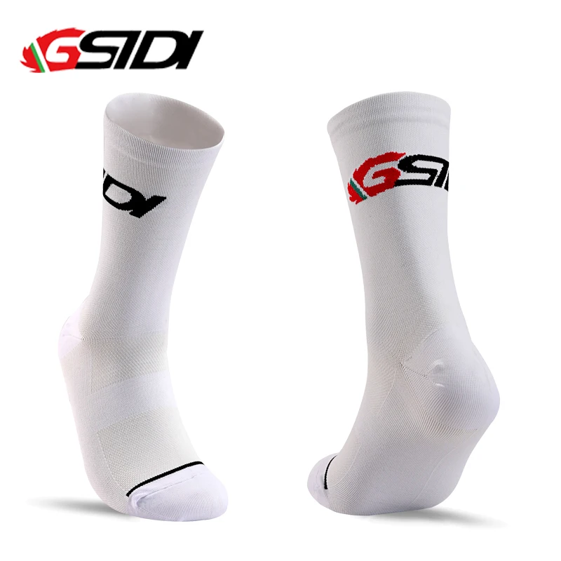 Gsidi 새로운 사이클링 양말 고품질 압축 남자 자전거 야외 여성 전문 스포츠 러닝 실행