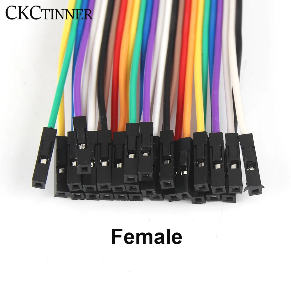 PCB DIY 키트용 듀폰 와이어 케이블, 40PIN 케이블, 10cm, 20cm, 30cm, 암수-암수-암수 점퍼