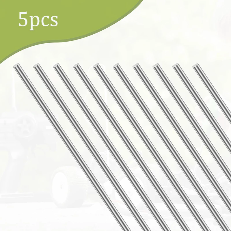 5Pcs 0.8/1.5/2.2/2.8/3.5/4.5mm 직경 304 스테인레스 스틸 막대 330mm 500mm 솔리드 라운드 샤프트로드 바 DIY 공예 모델 자동차