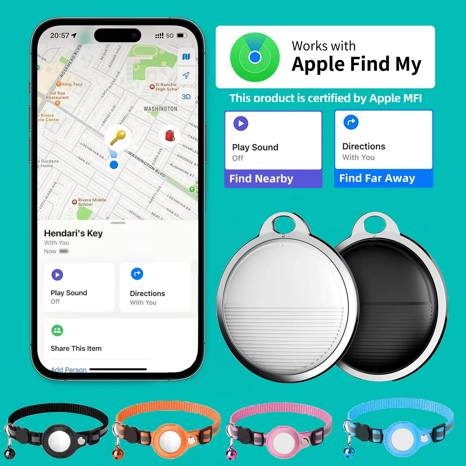 Ios 시스템용 미니 Gps 트래커 내 앱 찾기 Airtag 스마트 블루투스 로케이터 어린이 찾기 가방 트래커가 있는 손실 방지 애완동물 목걸이 title=Ios 시스템용 미니 Gps 트래커 내 앱 찾기 Airtag 스마트 블루투스 로케이터 어린이 찾기 가방 트래커가 있는 손실 방지 애완동물 목걸이 