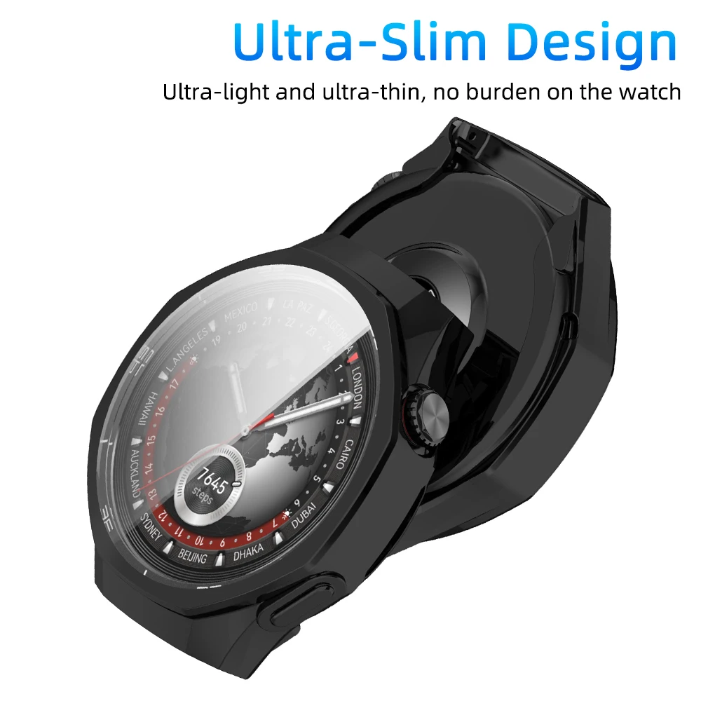 Huawei Watch GT 5/GT5 Pro 41/42/46mm용 TPU 케이스 - 만능 보호 커버 화면 보호기 긁힘 방지 쉘 액세서리