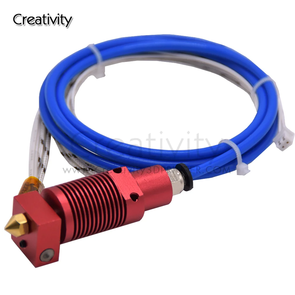 For Creality 엔더 3 금속 J 헤드 CR10 MK8 핫 엔드 압출기 키트 CR10 프로 엔더-3 V2 엔더 5  3D 프린터 용 열 블록 노즐 히터 서미스터