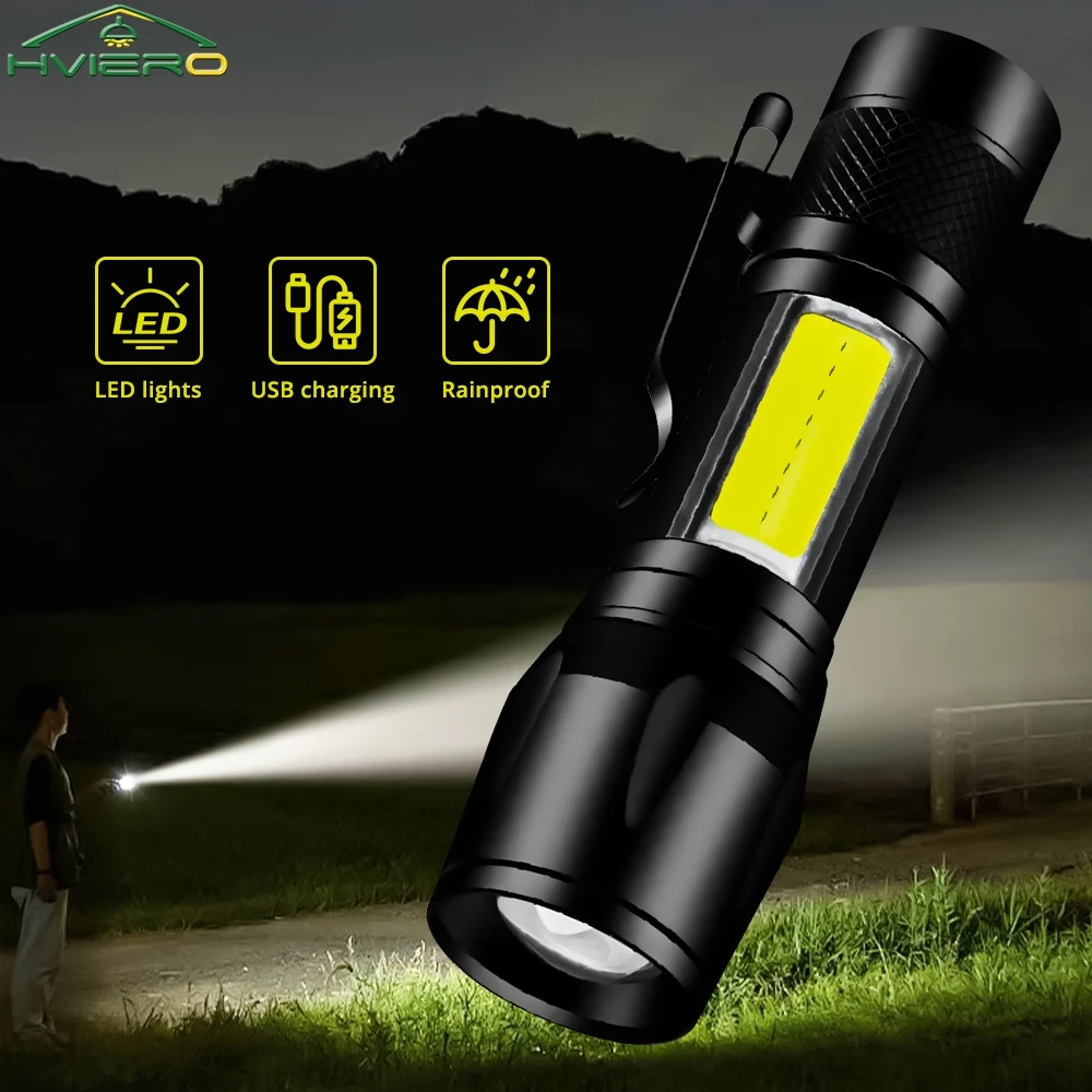 손전등 배터리 충전 미니 Led 5W 초점 조정 가능한 측면 램프 편리한 방수 T6 빛 캠핑 하이킹에 대 한 매우 밝은 title=손전등 배터리 충전 미니 Led 5W 초점 조정 가능한 측면 램프 편리한 방수 T6 빛 캠핑 하이킹에 대 한 매우 밝은 