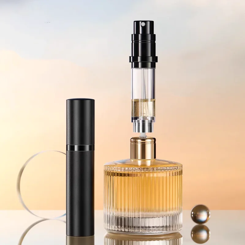 5ml 미니 휴대용 바닥 충전 펌프 향수 리필 스프레이 병 빈 화장품 용기 분무기 병 여행 리필