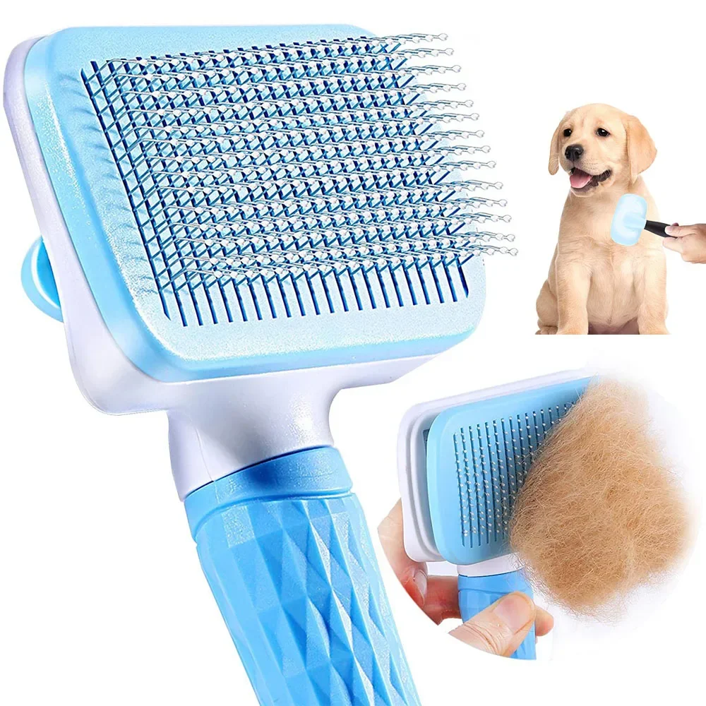 개 헤어 리무버 브러시 고양이 개 헤어 손질 및 긴 머리 개를위한 빗 애완 동물 제모 청소 목욕 브러시 개 용품 title=개 헤어 리무버 브러시 고양이 개 헤어 손질 및 긴 머리 개를위한 빗 애완 동물 제모 청소 목욕 브러시 개 용품 