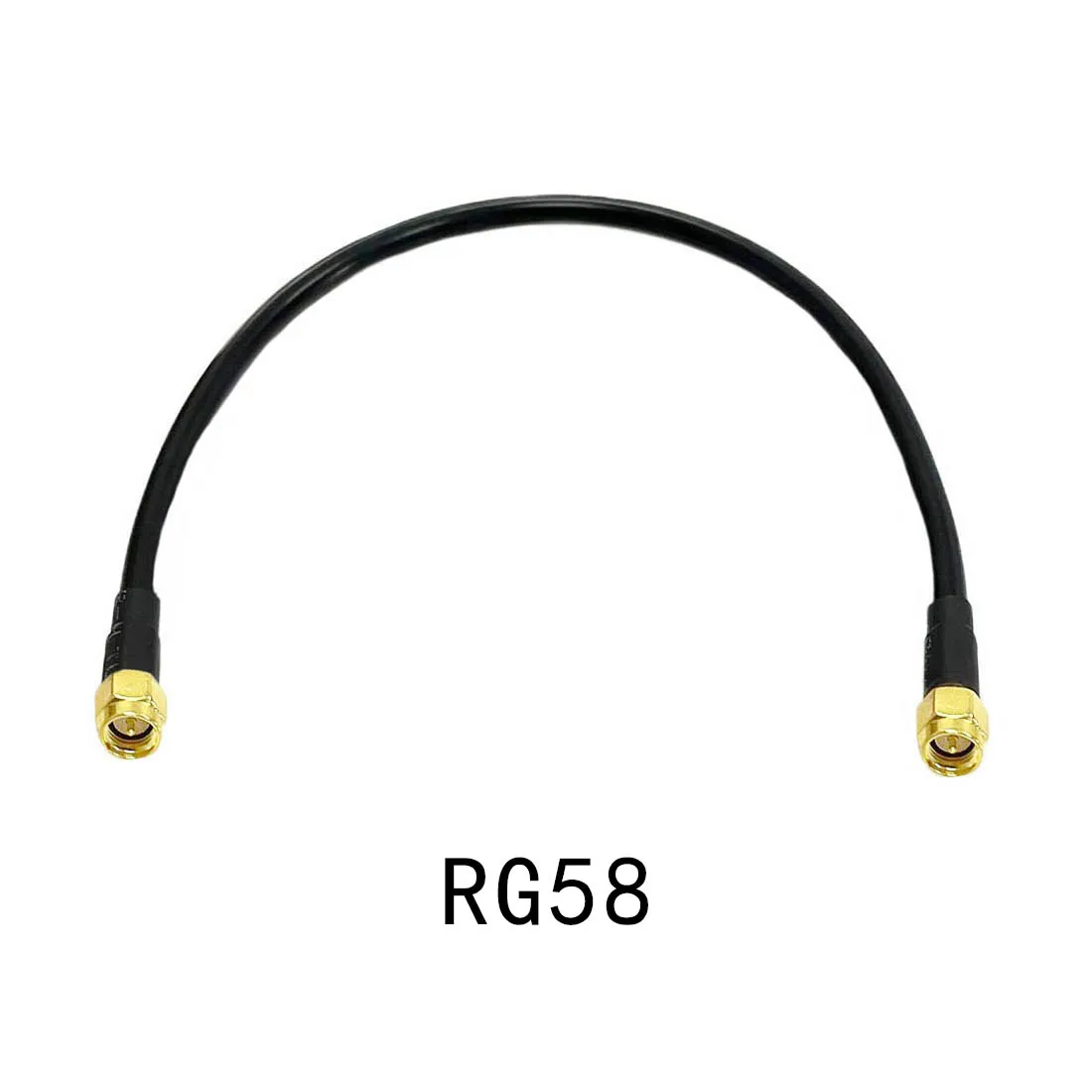 SMA 수-SMA 수 플러그 잭 RF 커넥터 피그테일 연장 케이블, RG174 RG178 RG316 RG58 RG142