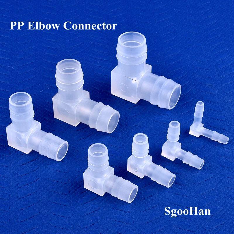 5 ~ 200pcs 4 ~ 20mm PP 팔꿈치 커넥터 수족관 탱크 피팅 공기 펌프 통풍기 파고다 조인트 정원 관개 의료 호스 조인트 title=5 ~ 200pcs 4 ~ 20mm PP 팔꿈치 커넥터 수족관 탱크 피팅 공기 펌프 통풍기 파고다 조인트 정원 관개 의료 호스 조인트 