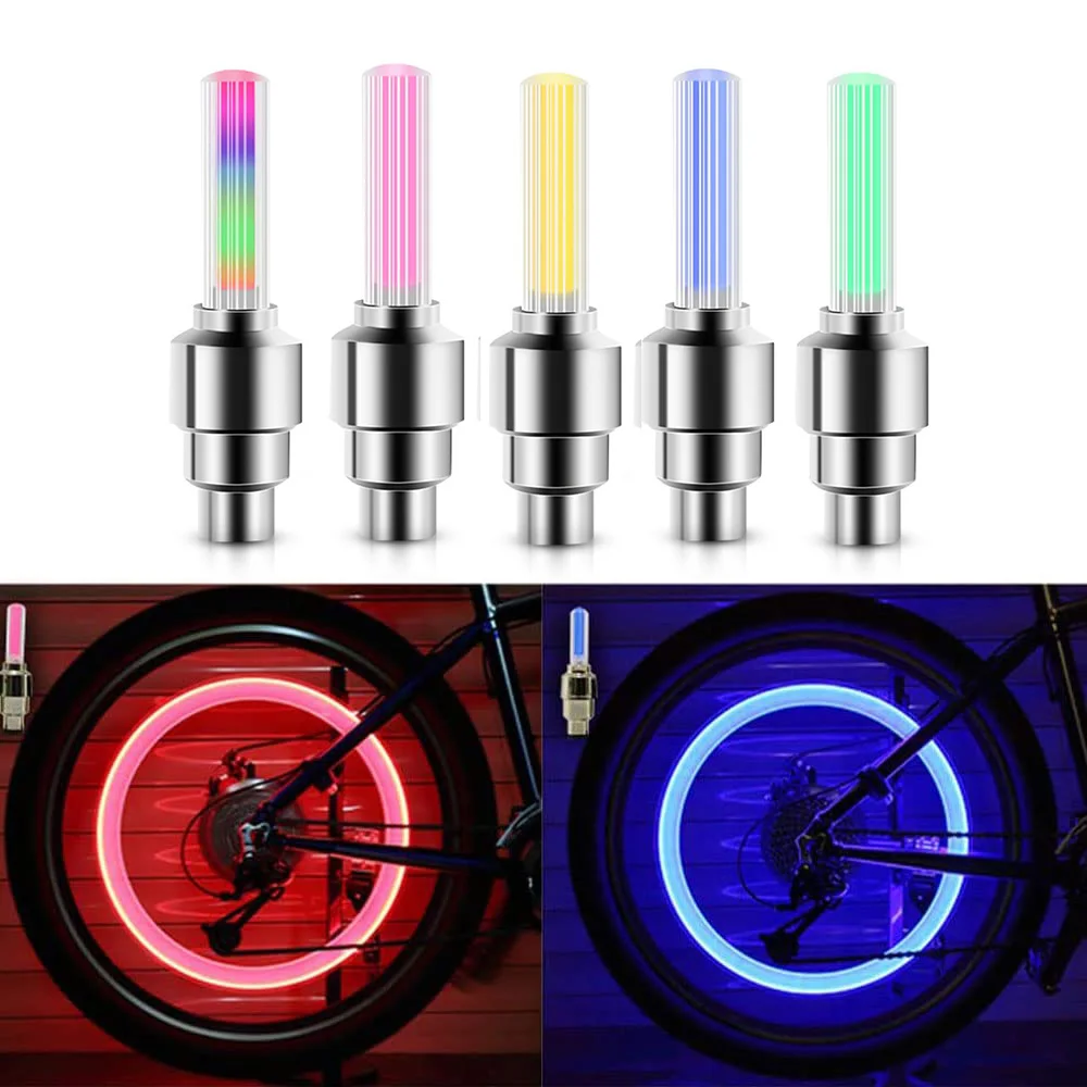 LED 자전거 밸브 라이트, 네온 자전거 스포크 라이트, 자전거 타이어 밸브 라이트, 야간 주행 경고등 자전거 액세서리 title=LED 자전거 밸브 라이트, 네온 자전거 스포크 라이트, 자전거 타이어 밸브 라이트, 야간 주행 경고등 자전거 액세서리 