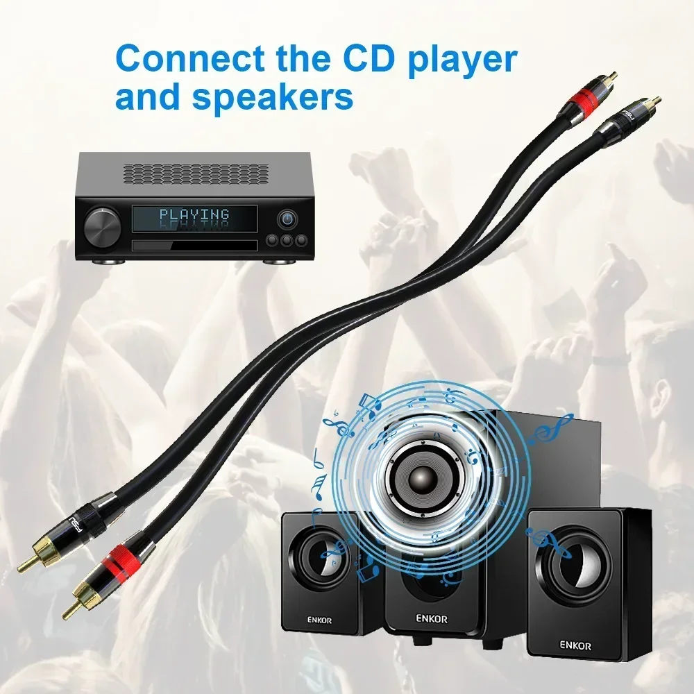 동축 디지털 오디오 RAC 케이블 SPDIF RCA-RCA 케이블 오디오 비디오 남성 DVD 프로젝터 TV 스피커 증폭기 0.5M 1M 2M 3M 5M