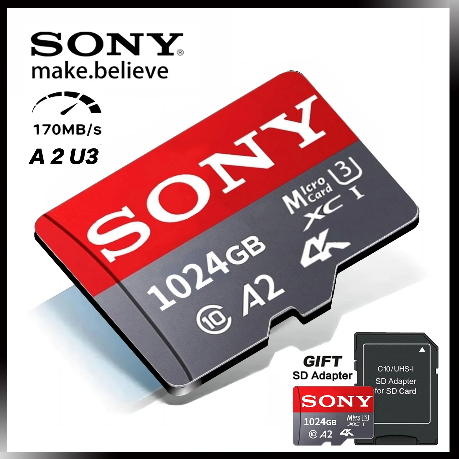 소니 256GB 고속 메모리 카드 128GB 512GB 1TB 클래스 10 마이크로 SD 카드 Nintendo Switch Phone/Ps4 용 64GB 32G SD 메모리 카드 title=소니 256GB 고속 메모리 카드 128GB 512GB 1TB 클래스 10 마이크로 SD 카드 Nintendo Switch Phone/Ps4 용 64GB 32G SD 메모리 카드 