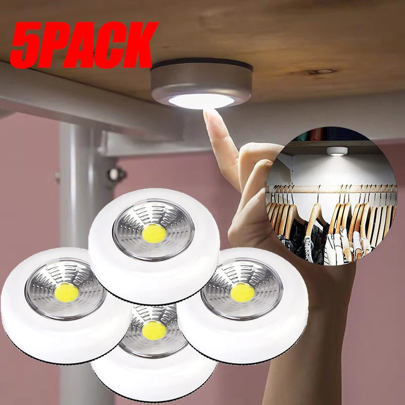1/2/3/5Pcs LED 미니 터치 야간 조명 배터리 구동 옷장 가구 침실 머리맡 핸드 프레스 야간 램프 주방 조명 title=1/2/3/5Pcs LED 미니 터치 야간 조명 배터리 구동 옷장 가구 침실 머리맡 핸드 프레스 야간 램프 주방 조명 