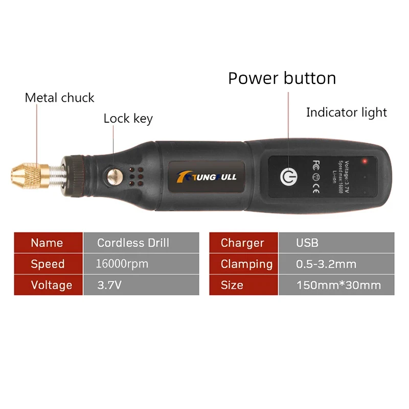 미니 무선 전기 드릴, 충전식 연마기, USB 조각 도구, Dremel 도구, 무선 드릴 회전 도구