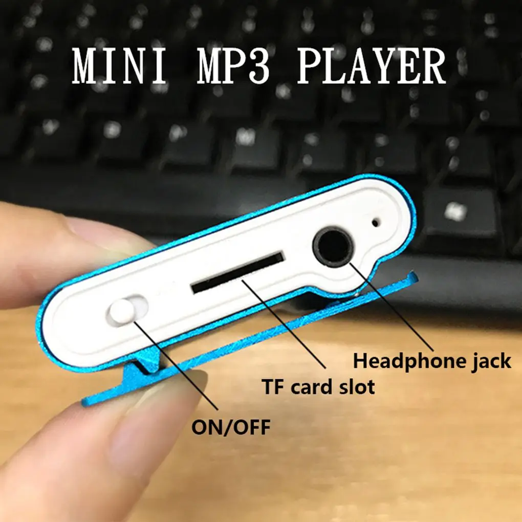 미니 MP3 플레이어 휴대용 음악 3 5mm 인터페이스 플레이어