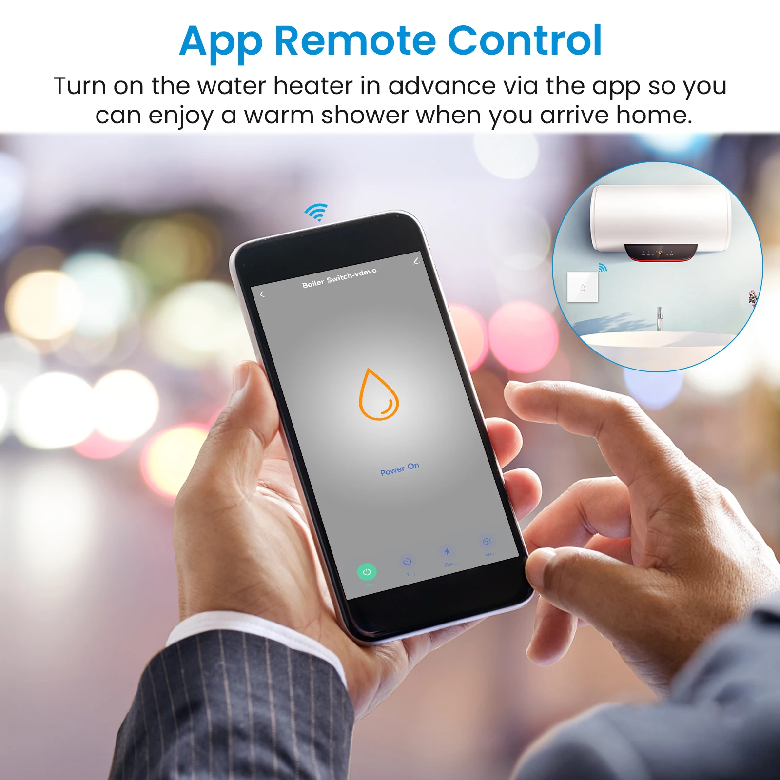 LoraTap WiFi 보일러 온수기 EU US IL 스위치 Tuya 스마트 라이프 App 원격 제어 에너지 모니터링 음성 Google 홈 Alexa