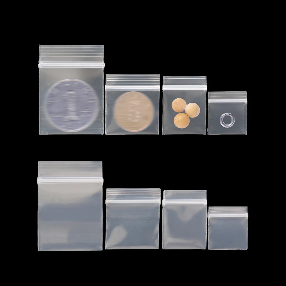 100pcs 미니 플라스틱 저장 가방 Resealable 셀프 씰링 지퍼 작은 비즈니스 보석 저장 포장을위한 명확한 플라스틱 주머니 title=100pcs 미니 플라스틱 저장 가방 Resealable 셀프 씰링 지퍼 작은 비즈니스 보석 저장 포장을위한 명확한 플라스틱 주머니 