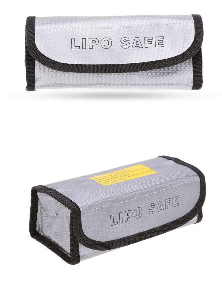 185x75x60mm 정사각형 RC LiPo 안전 가방 배터리 안전 내화 방폭 가드 배터리 보호 RC 장난감 용 충전 자루