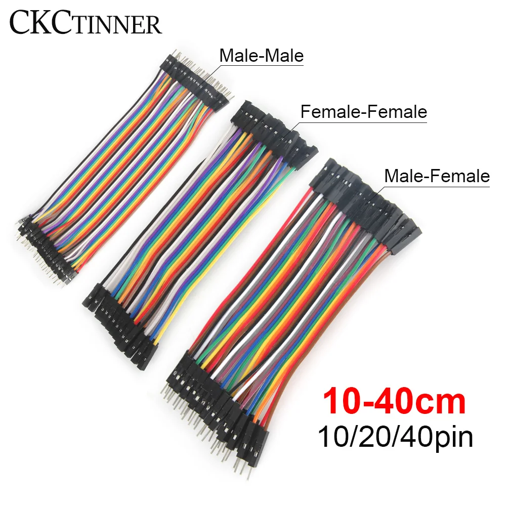 PCB DIY 키트용 듀폰 와이어 케이블, 40PIN 케이블, 10cm, 20cm, 30cm, 암수-암수-암수 점퍼 title=PCB DIY 키트용 듀폰 와이어 케이블, 40PIN 케이블, 10cm, 20cm, 30cm, 암수-암수-암수 점퍼 
