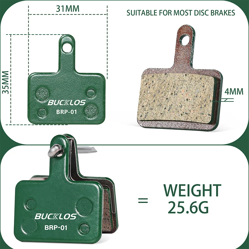 BUCKLOS SHIMANO B01S B05S 1/2/4/6/8/10Pair MTB 브레이크 패드 내마모성 디스크 브레이크 패드 용 세라믹 Hydarulic 디스크 브레이크 패드