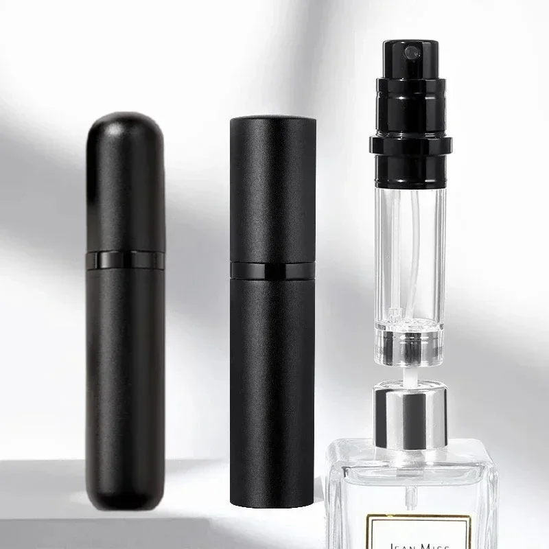 5ml 미니 휴대용 바닥 충전 펌프 향수 리필 스프레이 병 빈 화장품 용기 분무기 병 여행 리필