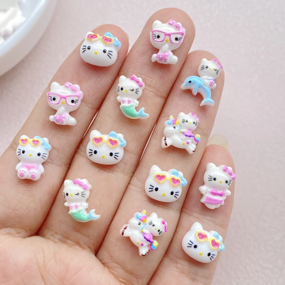 50pcs 수지 다채로운 여름 해변 눈 인어 작은 고양이 만화 갑옷 인형을 입고 플랫 백 네일 아트 DIY 스크랩북 공예 title=50pcs 수지 다채로운 여름 해변 눈 인어 작은 고양이 만화 갑옷 인형을 입고 플랫 백 네일 아트 DIY 스크랩북 공예 