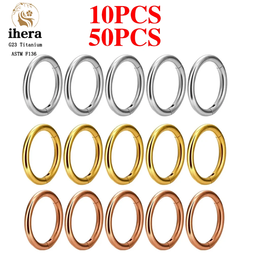10/50PCS 여성을위한 G23 티타늄 코 링 피어싱 쥬얼리 라운드 귀걸이 후프 16/18/20G 귀 Tragus 연골 헬릭스 바디 쥬얼리 title=10/50PCS 여성을위한 G23 티타늄 코 링 피어싱 쥬얼리 라운드 귀걸이 후프 16/18/20G 귀 Tragus 연골 헬릭스 바디 쥬얼리 
