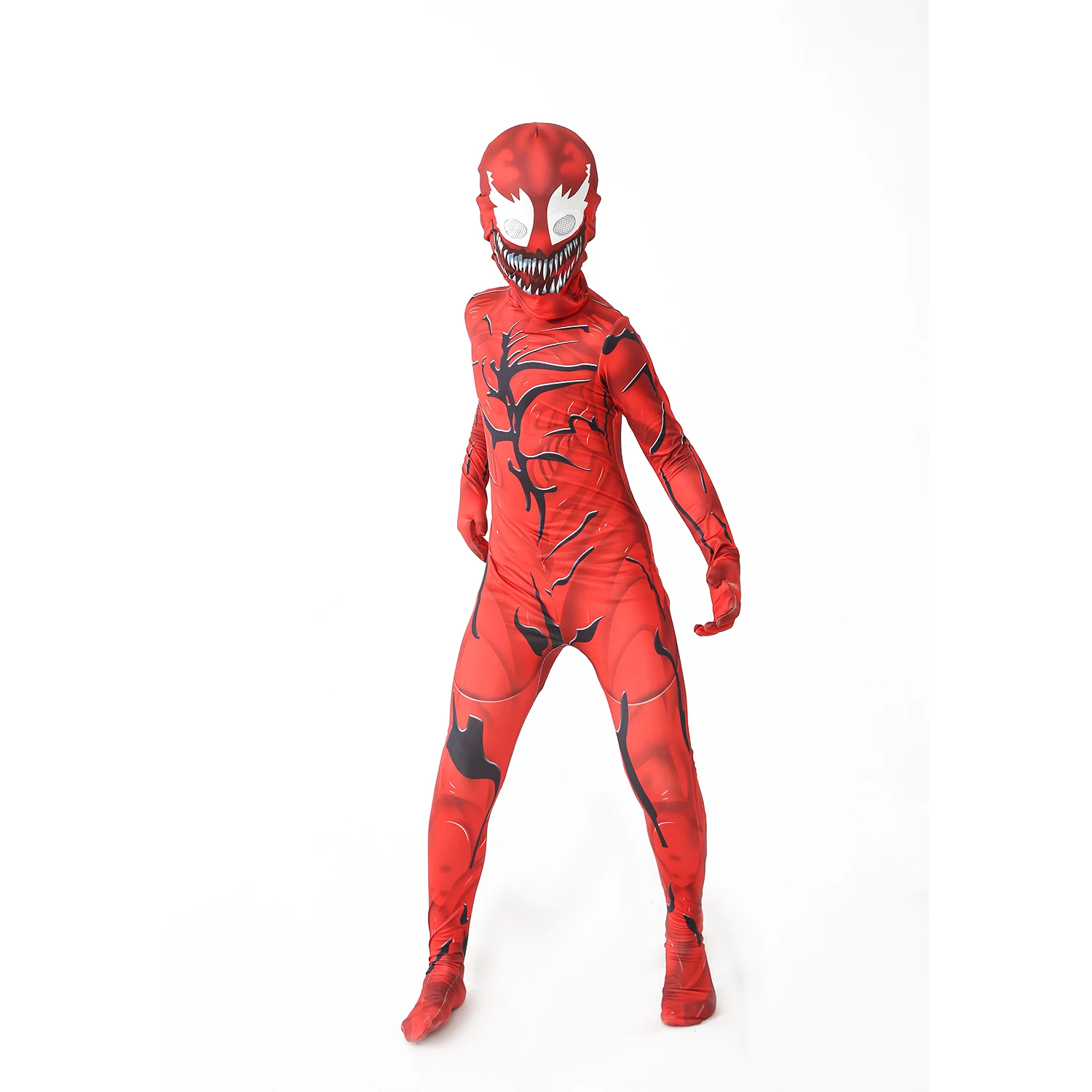 슈퍼 히어로 코스프레 할로윈 의상 forNew venom 의상 아동복 점프 슈트 소년 symbiote spidermancostumes