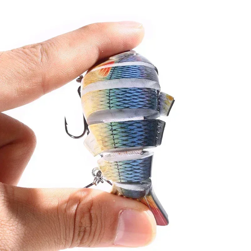6 세그먼트 멀티 관절 낚시 미끼 싱킹 10cm/17.5g Swimbait 인공 Wobblers 크랭크베이트 하드 미끼 Pesca 태클 5/3/1Pcs