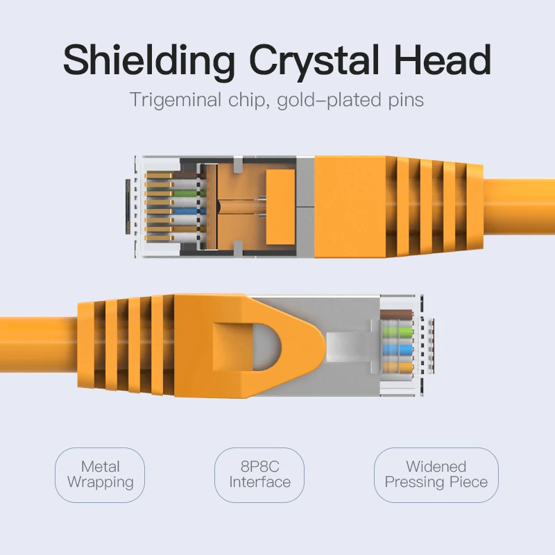 Vention 이더넷 케이블 RJ45 Cat 6A Lan 케이블 UTP RJ 45 Cat6 용 네트워크 케이블 Cat6a 모뎀 라우터 케이블 용 호환 패치 코드
