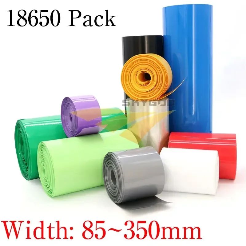 85mm ~ 350mm 18650 리튬 배터리 열 수축 튜브 리튬 이온 랩 커버 스킨 PVC 수축 튜브 필름 슬리브 절연 외장 title=85mm ~ 350mm 18650 리튬 배터리 열 수축 튜브 리튬 이온 랩 커버 스킨 PVC 수축 튜브 필름 슬리브 절연 외장 