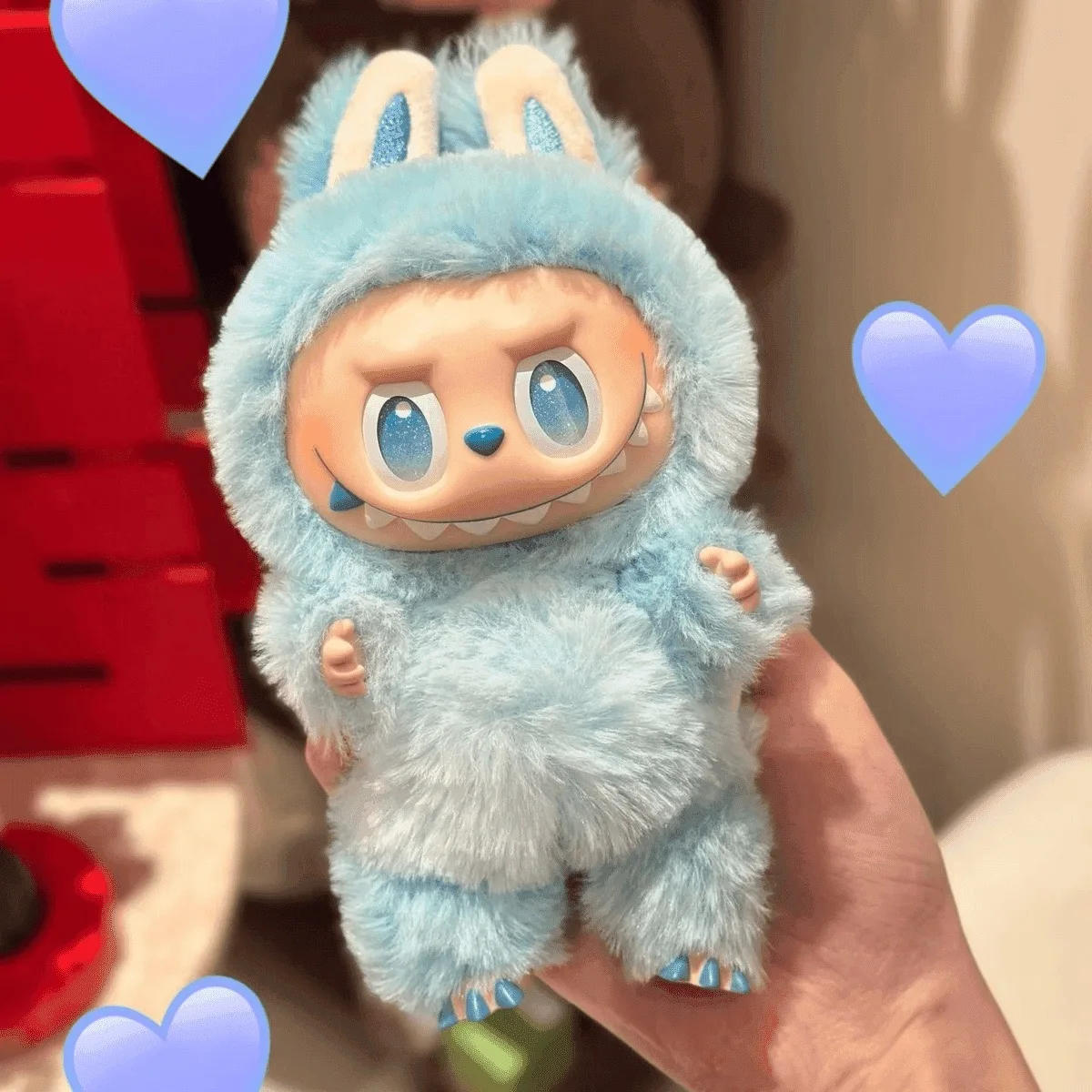 Bubu 3.0 몬스터 마카롱 시리즈 블라인드 박스 트렌디 플레이 컬렉션 펜던트 선물 크래프트 종이 상자 포장으로 배송