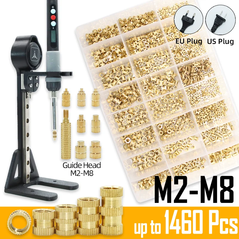 열 세트 삽입 프레스 도구 전기 납땜 인두 팁 M2 M3 M4 M5 M6 M8 스레드 황동 삽입 3d 인쇄용 너트 내장 키트 title=열 세트 삽입 프레스 도구 전기 납땜 인두 팁 M2 M3 M4 M5 M6 M8 스레드 황동 삽입 3d 인쇄용 너트 내장 키트 