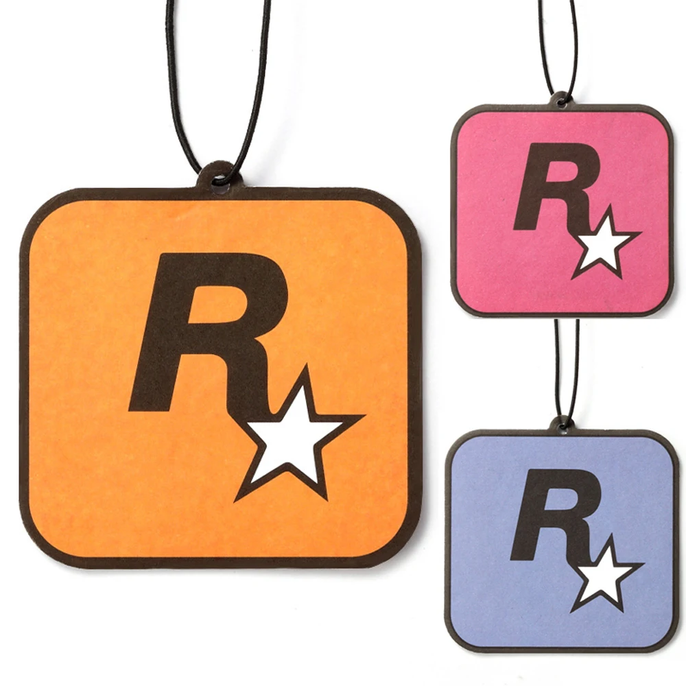 2Pcs 자동차 Rockstar 향수 정제 자동차 인테리어 펜던트 펜던트 공기 청정기 아로마 테라피 에센셜 오일 매달려 장식