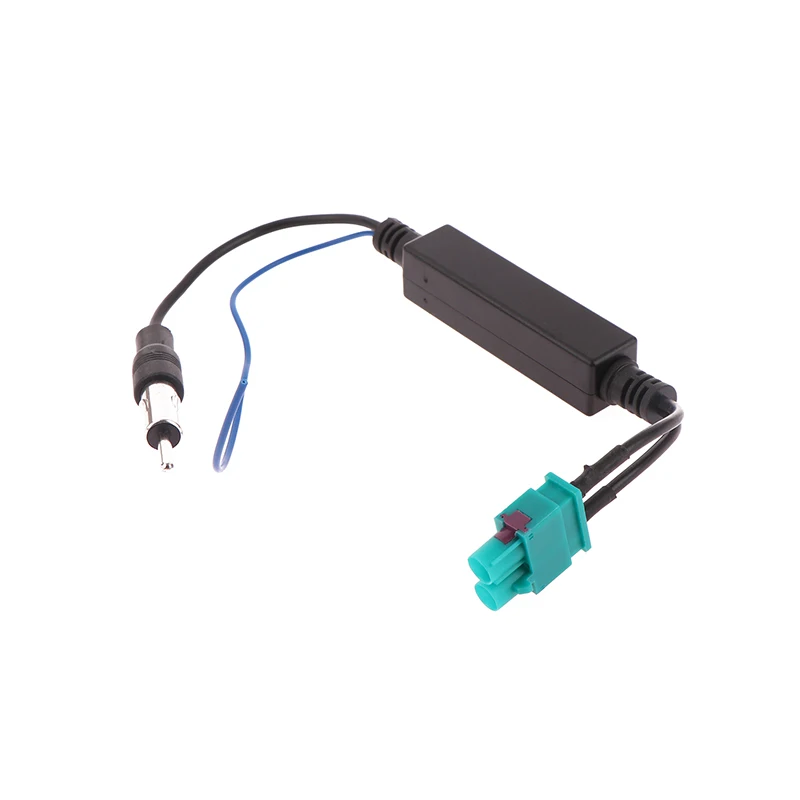 차량용 듀얼 FAKRA RF 라디오 안테나 어댑터, RNS510, RCD510, 310, 골프, MK5, MK6, 파사트 B6, B7, 티구안용, 앰프 포함
