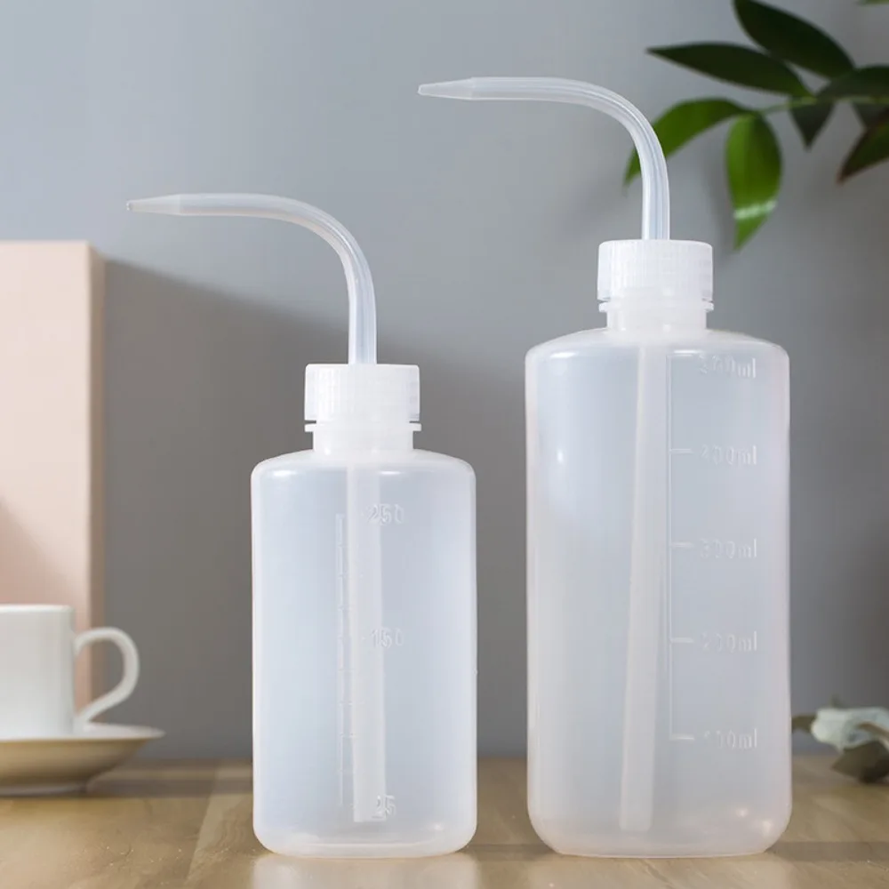 1000/500ml 문신 세척 깨끗한 짜기 병 속눈썹 연장 청소 실험실 측정 병 플라스틱 메이크업 용품
