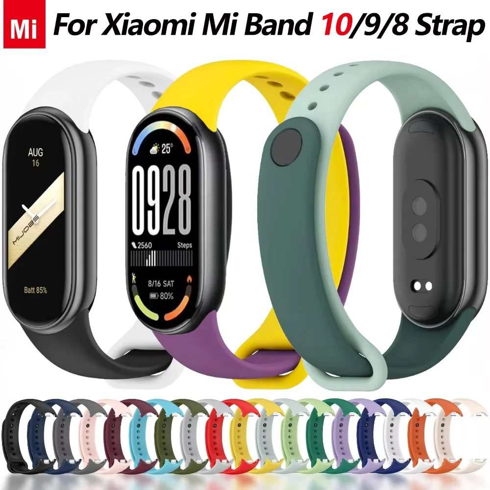 샤오미 미밴드 10/9 NFC 교체용 스포츠 실리콘 스트랩, 샤오미 미밴드 8/9 스마트워치 스트랩 액세서리 title=샤오미 미밴드 10/9 NFC 교체용 스포츠 실리콘 스트랩, 샤오미 미밴드 8/9 스마트워치 스트랩 액세서리 