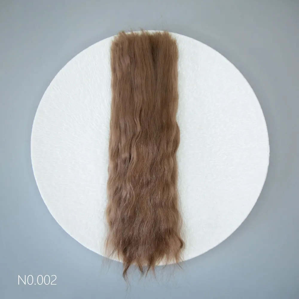 witdiy/23-26cm/모헤어 인형 머리/유기농 머리/모헤어 머리 묶음/슈젠 머리/리본 인형 가발/블라이스 머리/모헤어 가발