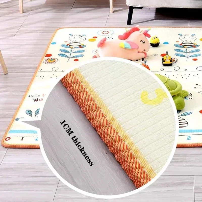 아기 크롤링 놀이 매트, 무독성 고품질 EPE 아기 활동 체육관 카펫, 아기 게임 어린이 안전 러그, 200x18 cm, 180x150cm