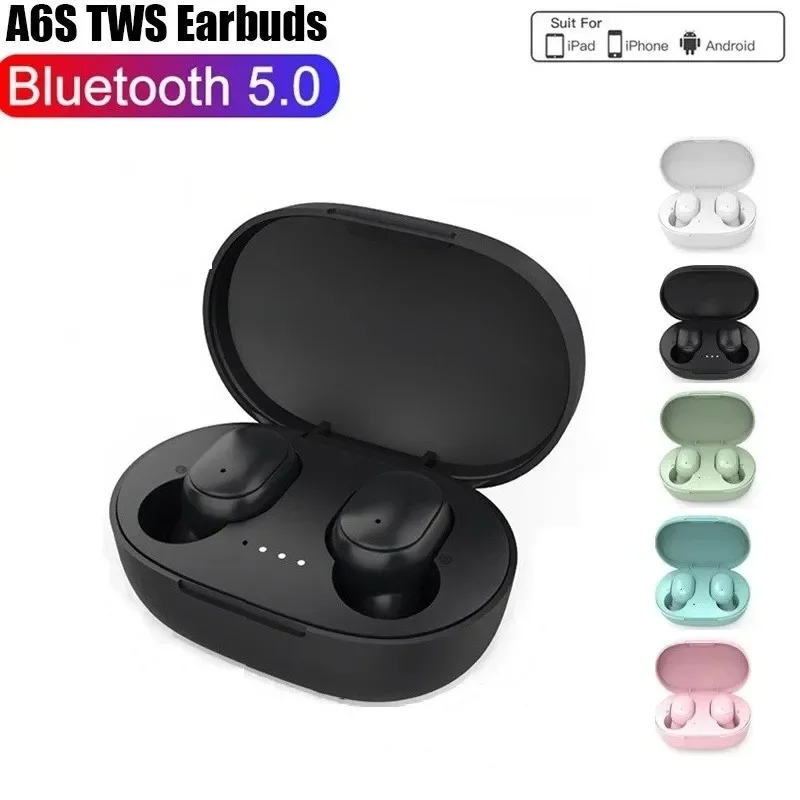 A6S TWS 이어폰 무선 블루투스 5.1 헤드폰 터치 컨트롤 이어 버드 (마이크 이어폰 포함) Xiaomi 용 스포츠 방수 헤드셋 title=A6S TWS 이어폰 무선 블루투스 5.1 헤드폰 터치 컨트롤 이어 버드 (마이크 이어폰 포함) Xiaomi 용 스포츠 방수 헤드셋 