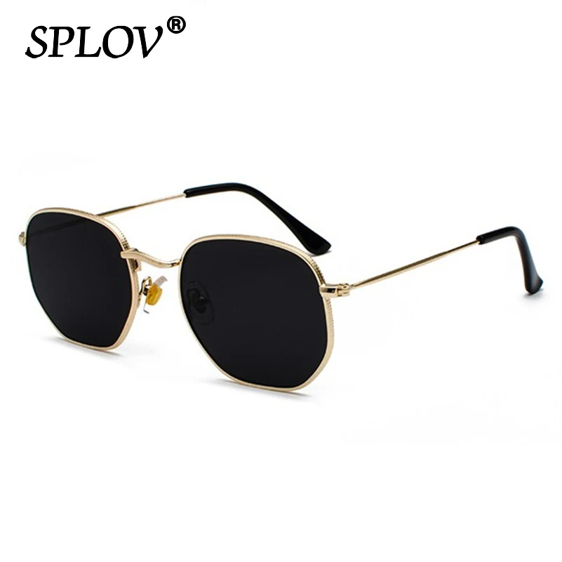 육각형 남성 여성 선글라스 사각형 다각형 태양 안경 브랜드 디자이너 Retro Shades Metal Frame Eyewear TOP UV400 de sol hombre title=육각형 남성 여성 선글라스 사각형 다각형 태양 안경 브랜드 디자이너 Retro Shades Metal Frame Eyewear TOP UV400 de sol hombre 