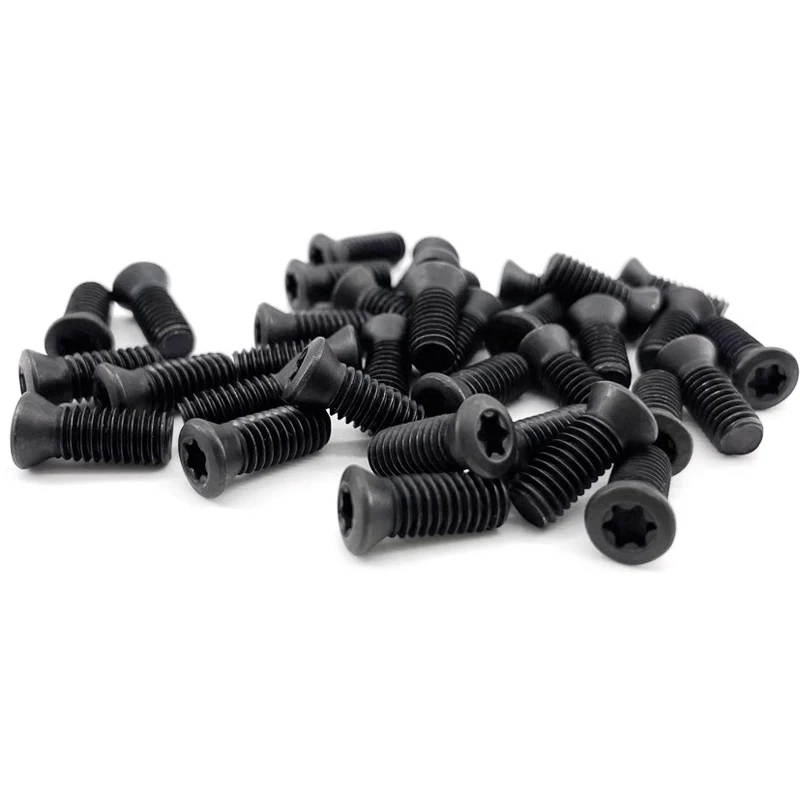 50pcs ~ 10pcs M2 M2.5 M3 M3.5 M4 M5 M6 CNC 인서트 Torx 나사 교체 용 카바이드 인서트 CNC 선반 도구 홀더