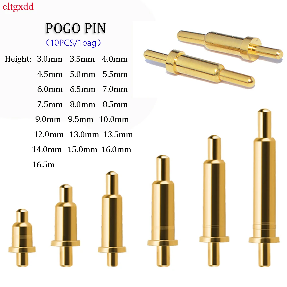 포고핀 배터리 용수철 부하 접촉 SMD 핀 커넥터, PCB 2 3 4 5 6 7 8 9 10 12 14 15 16mm 테스트 용수철 프로브, 10 개 title=포고핀 배터리 용수철 부하 접촉 SMD 핀 커넥터, PCB 2 3 4 5 6 7 8 9 10 12 14 15 16mm 테스트 용수철 프로브, 10 개 