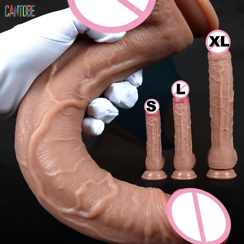 Spuer 더 큰 현실적인 딜도 실리콘 레이어 페니스, 흡입 컵 포함, 성인 섹시 토이, 여성 남성 질 항문 마사지 자극기 title=Spuer 더 큰 현실적인 딜도 실리콘 레이어 페니스, 흡입 컵 포함, 성인 섹시 토이, 여성 남성 질 항문 마사지 자극기 