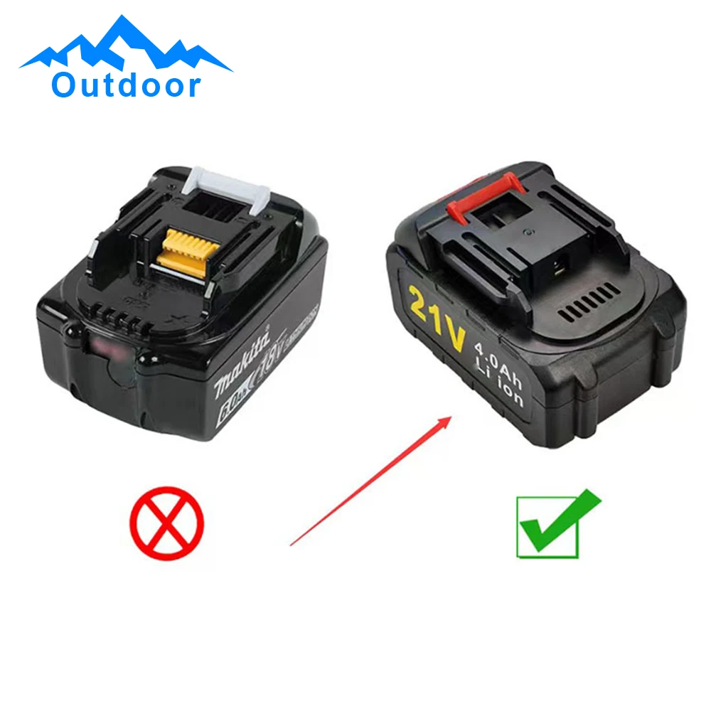 18V 21V 리튬 배터리 충전기 고속 충전 18V 21V 전동 공구 휴대용 고속 충전기 미국/영국/유럽 플러그 마키타 BL1415 BL1815 용