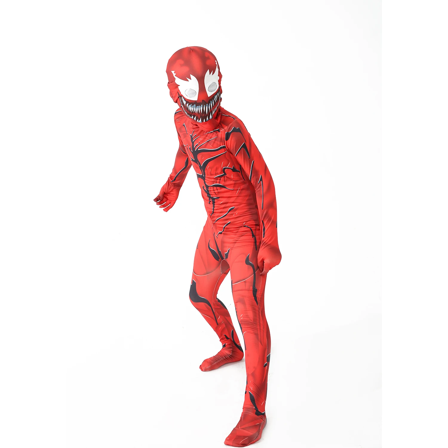 슈퍼 히어로 코스프레 할로윈 의상 forNew venom 의상 아동복 점프 슈트 소년 symbiote spidermancostumes