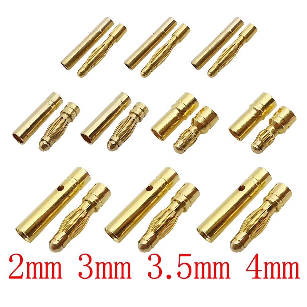 2mm 3mm 3.5mm 4mm 총알 바나나 플러그 금도금 바나나 남성 여성 커넥터 RC 배터리 부품에 대 한 배터리 플러그 키트 DIY title=2mm 3mm 3.5mm 4mm 총알 바나나 플러그 금도금 바나나 남성 여성 커넥터 RC 배터리 부품에 대 한 배터리 플러그 키트 DIY 
