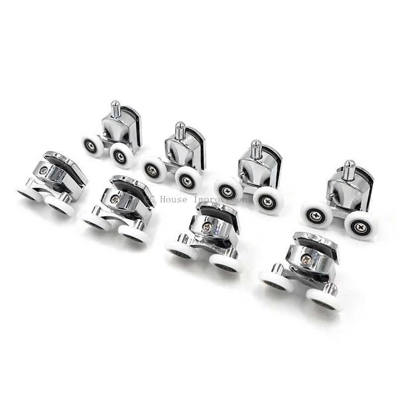 23mm/25mm/27mm 샤워 도어 롤러 아연 합금 이중 휠 슬라이딩 샤워 도어 롤러 베어링 휠 러너 교체 title=23mm/25mm/27mm 샤워 도어 롤러 아연 합금 이중 휠 슬라이딩 샤워 도어 롤러 베어링 휠 러너 교체 