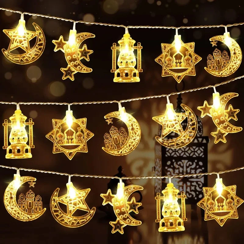 EID 무바라크 LED 스트링 조명, 이슬람 무슬림 축제 파티, 달 별 성 랜턴, 라마단 홈 데코, 1.5m, 10LED, 2024 신제품 title=EID 무바라크 LED 스트링 조명, 이슬람 무슬림 축제 파티, 달 별 성 랜턴, 라마단 홈 데코, 1.5m, 10LED, 2024 신제품 